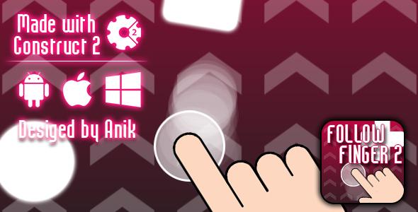 Follow Finger 2 - HTML5 Game (CAPX)